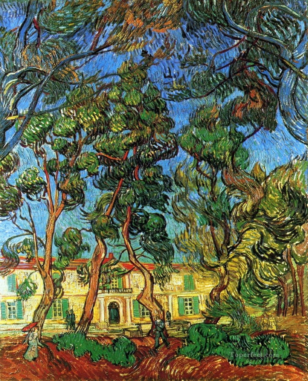 The Grounds of the Asylum Vincent van Gogh Oil Paintings